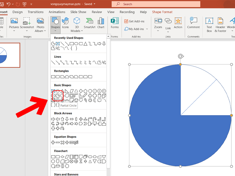 cách làm vòng quay may mắn trong powerpoint