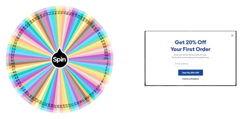 so sánh spin wheel so với pop up
